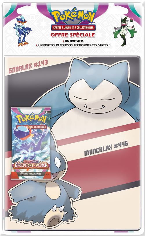 Carte À Collectionner Pokémon Ev01 Pack Portfolio Et Booster Écarlate Et  Violet à Prix Carrefour