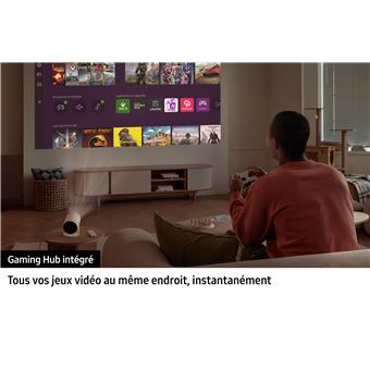 Vidéoprojecteur nomade Samsung The Freestyle 2nd Gen Smart TV SP-LFF3 Full HD Blanc