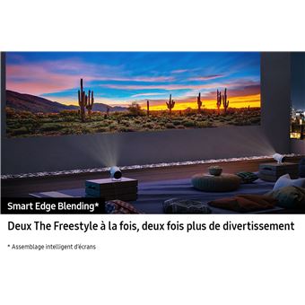 Vidéoprojecteur nomade Samsung The Freestyle 2nd Gen Smart TV SP-LFF3 Full HD Blanc