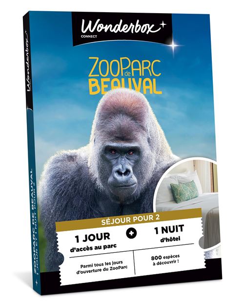 Coffret cadeau Wbx Connect ZooParc de Beauval Séjour 1 jour 1 nuit