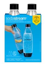 Pack de 2 bouteilles Sodastream Fuse 1L Noir