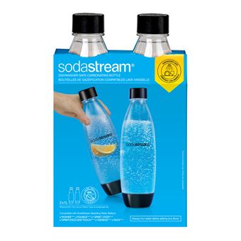 Pack de 2 bouteilles Sodastream Fuse 1L Noir - 1