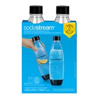 Pack de 2 bouteilles Sodastream Fuse 1L Noir