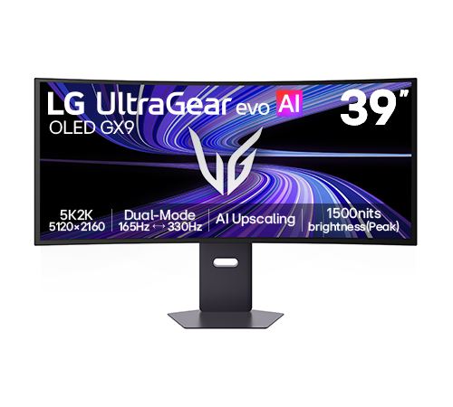 Écran PC LG UltraGear 39GX950B B 38 6'' UltraWide 5K2K 165Hz OLED Courbe HDR500 0 03ms - vue 1