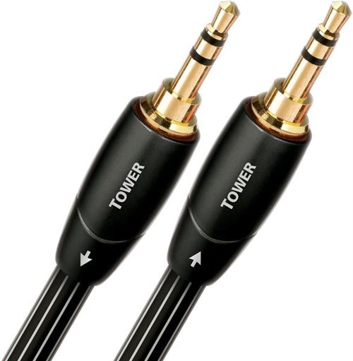 Câble Jack 3.5 mm Audioquest Tower 1.5 m Noir