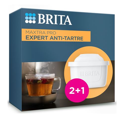 Cartouche Filtre À Eau Brita Maxtra Pro Expert Anti-Tartre Pack 2+1