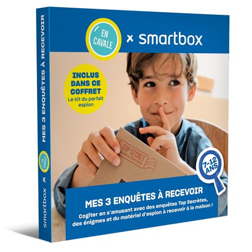Coffret cadeau SmartBox En Cavale 3 enquêtes à recevoir 7