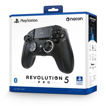 Manette Nacon Revolution Pro 5 pour PS4 PS5 et PC Noir