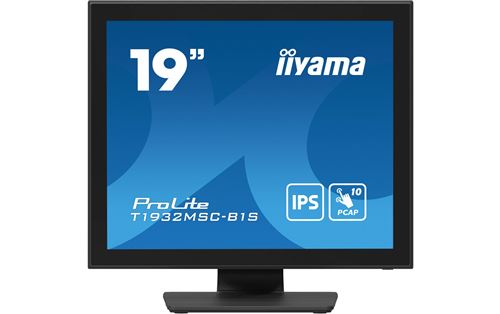 Iiyama Prolite T1932msc-B1s - Ecran Lcd - 19" - Écran Tactile - 1280 X 1024 - Ips - 250 Cd/M² - 1000:1 - 14 Ms - Hdmi, Vga, Displayport - Haut-Parleurs - Image 4