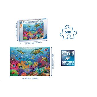 Puzzle 500 Pièces Ravensburger Eaux tropicales