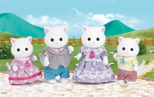 La famille Chat Persan - Sylvanian Families - 5455 - Jeux - Jouets