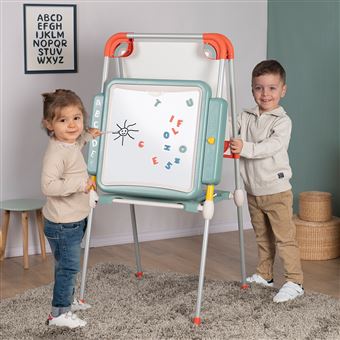 Ardoise Magnétique Double Face Smoby Eichhorn - Lettres Bois Incluses Dès 3 Ans