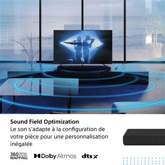 Barre de son Sony HT-A3000 Dolby Atmos 3.1.(2) Noir