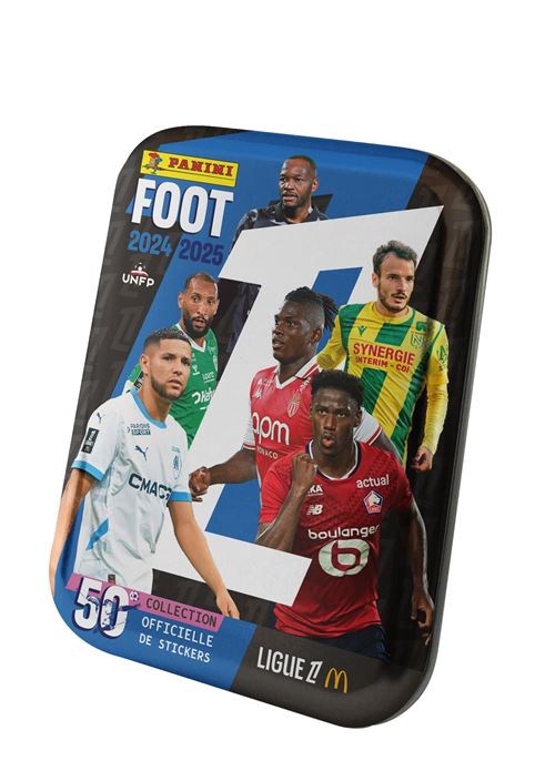 Boîte En Métal Avec Cartes À Collectionner Panini Foot 2024-2025 Ligue 1 Mcdonald'S