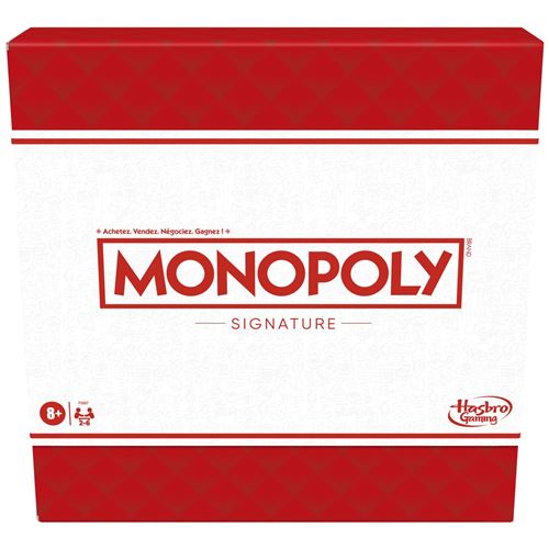 Hasbro Gaming Jeu Classique Hasbro Monopoly Signature