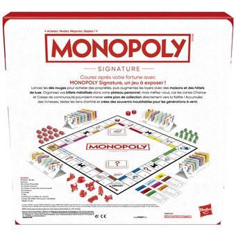 Jeu classique Hasbro Monopoly Signature