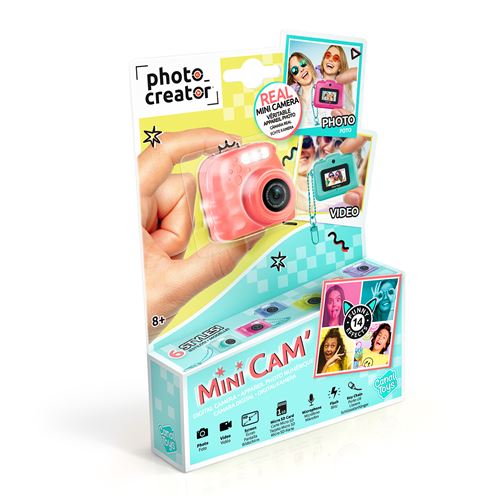 Appareil Photo Numérique Canal Toys Mini Cam’ Instant CLK 060 – avec Porte-Clé et Carte SD 1Go