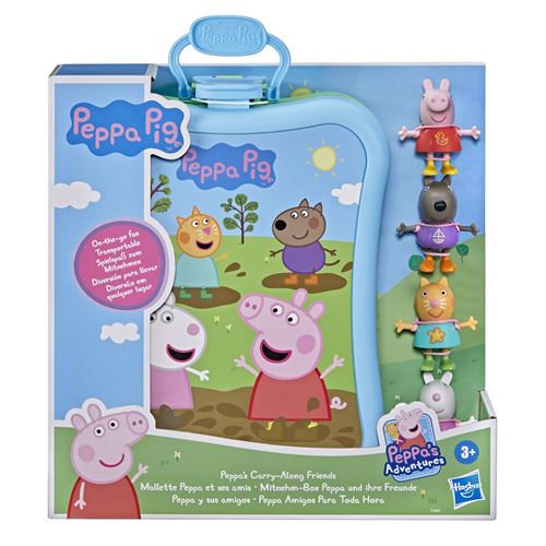 Figurines Peppa Pig Mallette Peppa et ses amis