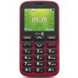 Téléphone portable basique Doro 1380 2,4" Double SIM Rouge
