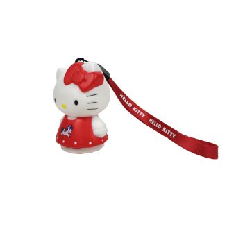 Figurine lumineuse Hello Kitty Teknofun avec dragonne assortie