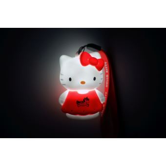 Figurine lumineuse Hello Kitty Teknofun avec dragonne assortie