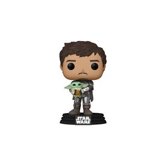 Figurine Funko Pop Star Wars Mandalorian Mando Holding Child