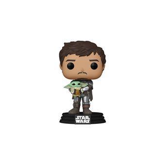 Figur Funko Pop Star Wars Mandalorian Mando Holding Child - 1