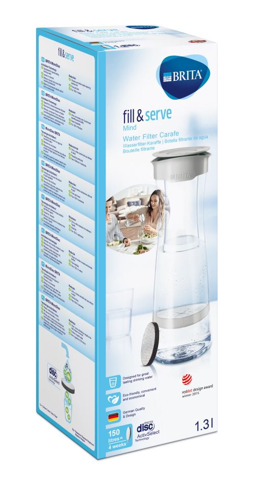 Bouteille filtrante Brita Active verte à 2 disques
