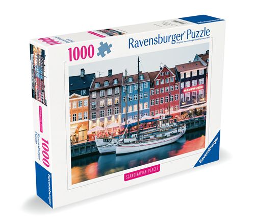 Puzzle 1000 pièces Ravensburger Copenhague Danemark