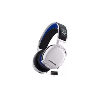 Casque gaming sans fil SteelSeries Arctis 7P+ Blanc pour PS5
