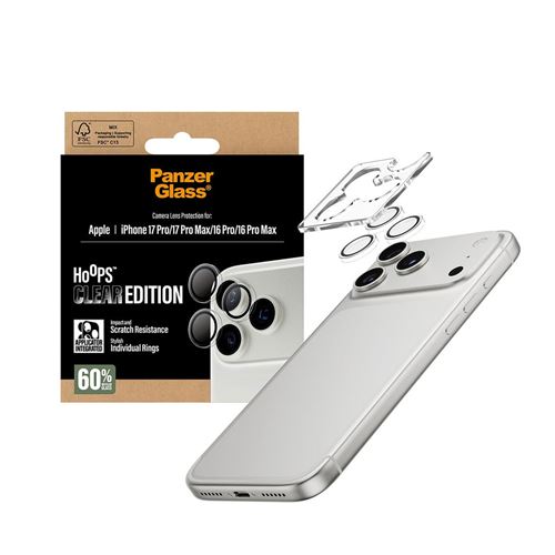 iPhone 16 Pro/16 Pro Max Puro Island Camera Gehard glas - Volledige