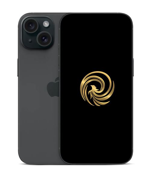 Apple iPhone 15 6,1 5G Double SIM 128 Go Noir Reconditionné Grade A Reborn