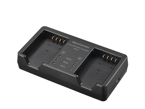 Chargeur double batterie OM System BCX 1 pour OM 1