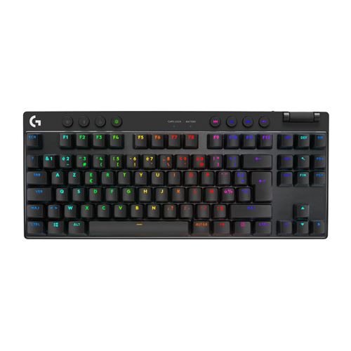 Clavier Gaming mécanique sans fil Azerty Logitech G PRO X TKL Lightspeed Noir - Logitech