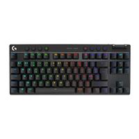 Clavier Gaming mécanique sans fil Azerty Logitech G PRO X TKL Lightspeed Noir