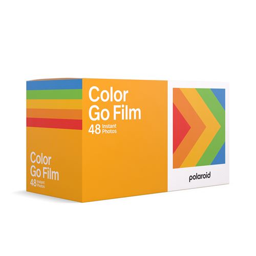 Pack 48 Films Instantanés Polaroid Go Cadre Blanc