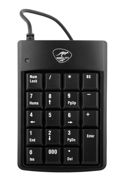 Pavé numérique USB universel Mobility Lab ML300894 Noir