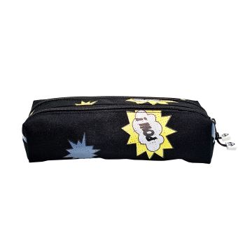 Trousse double compartiment Pol Fox Factory Noir