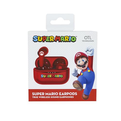 Jeu éducatif et électronique Otl Ecouteurs TWS Super Mario Rouge