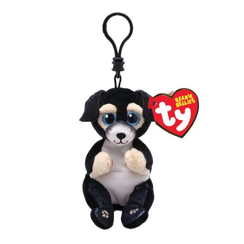 Ty Multicolore Porte-Clés En Peluche Beanie Bellies Clip Ranger Le Chien