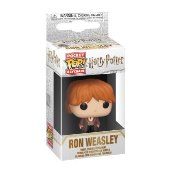 Harry Potter - Porte-clés Pocket POP! Ron (Yule) 4 cm