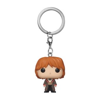 Harry Potter - Porte-clés Pocket POP! Ron (Yule) 4 cm