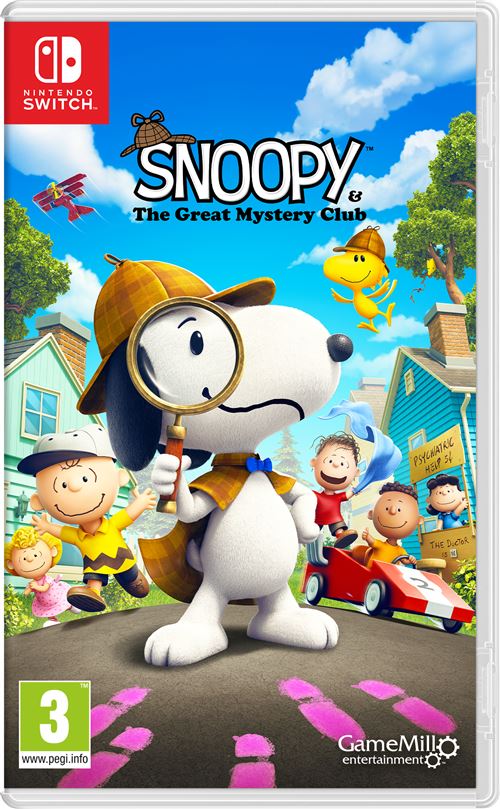 Just For Games Snoopy & The Great Mystery Club Nintendo Switch