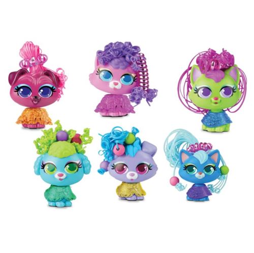 Barquette Silverlit Curligirls animaux 12 pièces Modèle aléatoire