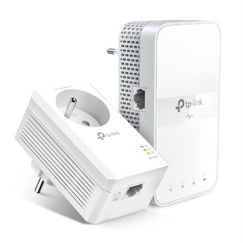 Kit CPL AV1000 Gigabit WiFi AC avec prise gigogne TP-LINK TL-WPA7617 Blanc