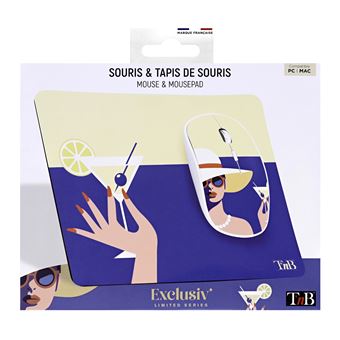 EXCLUSIV'' COCKTAIL - Bundle souris + tapis assorti