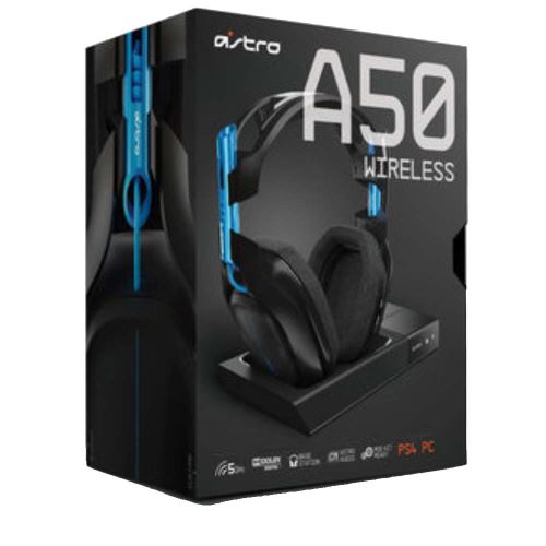 Casque-micro Gaming Astro A50 Sans fil + Base Station Noir pour