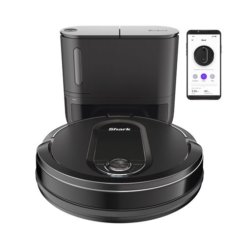 Shark IQ RV1000SEU - Stofzuiger - robotica - zakloos - zwart