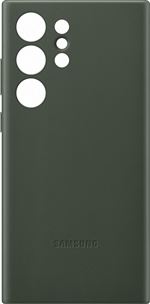 Coque en cuir pour Samsung Galaxy S23 Ultra 5G Vert