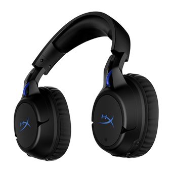 Micro casque gaming sans fil HyperX Cloud Flight pour PS5 et PS4 Noir et bleu